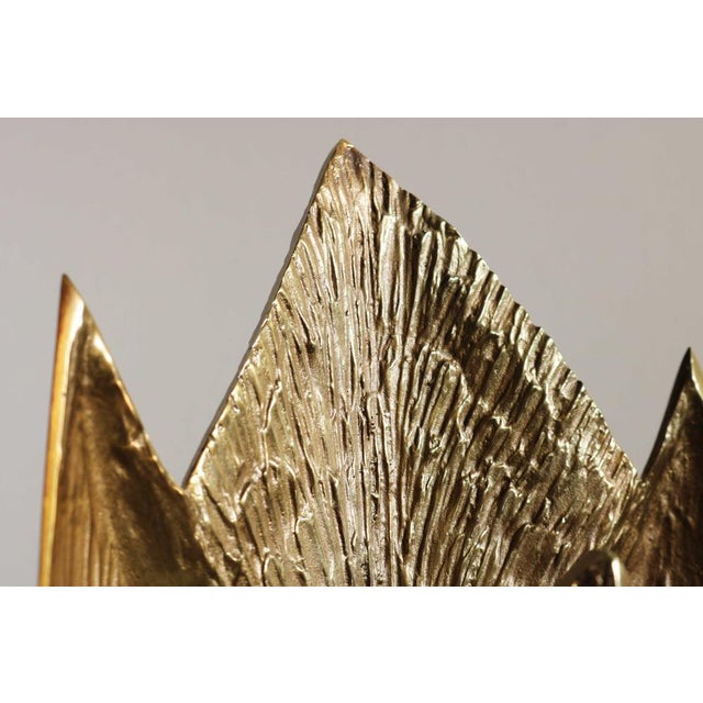 Hollywood Regency Cythere Bronze Table Lamp by Chrystiane Charles for Maison Charles, France, 1970s For Sale - Image 3 of 18