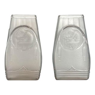 Art Deco Vases, 1930s, Set of 2 For Sale