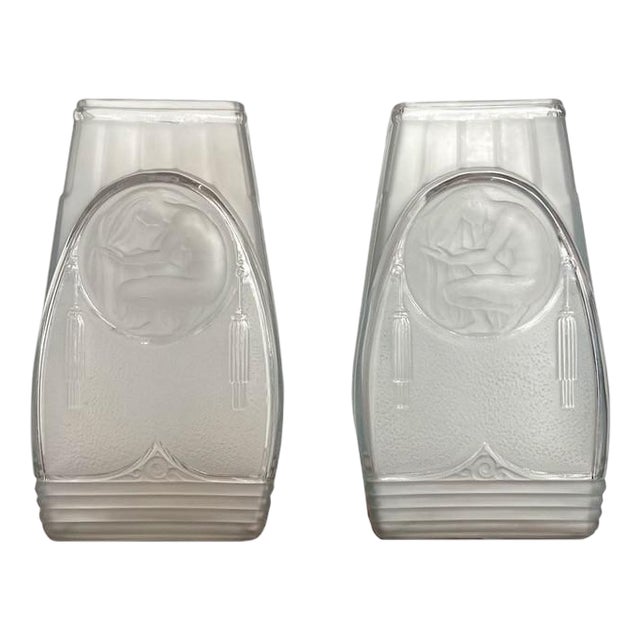 Art Deco Vases, 1930s, Set of 2 For Sale