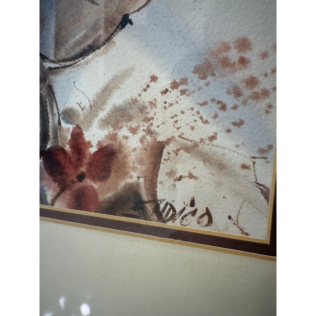 Cinnamon 1980s Original Watercolor by Mary Endico – Sugar Loaf Ny Fantasy Factory For Sale - Image 8 of 12