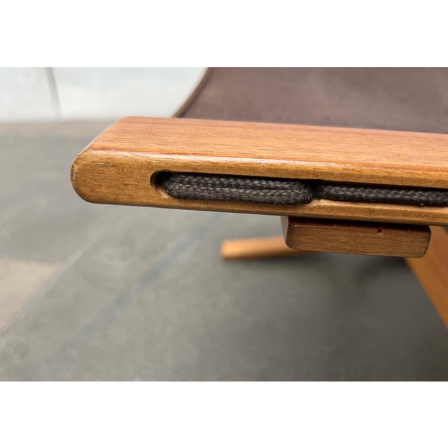 Mid-Century Modern Norwegian Siesta Ottoman in Leather by Ingmar Relling for Westnofa, 1960s For Sale - Image 10 of 18