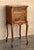 Antique French Mahogany Night Stands with marble top and wheels, 1900, 2 Pieces For Sale - Image 17 of 18