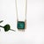 6ct Emerald Pendant With Natural Diamond Accents in Solid 14k Gold | Em 15x10mm For Sale - Image 4 of 5