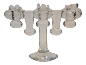Crown Candlestick by Uno Westerberg for Pukeberg, Sweden, 1970s