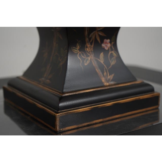 1990s 1990s Bradburn Chinoiserie Decorated Table Lamps - Pair For Sale - Image 5 of 12