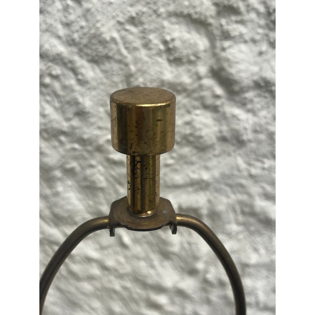 Frederick Cooper Fredrick Cooper Lucite Brass Lamp Karl Springer Charles Hollis Jones Style For Sale - Image 4 of 6