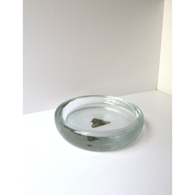 Transparent Hotel Ritz Lisbon Crystal Catchall Vide-Poche, Large For Sale - Image 8 of 10