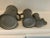 Antique Italian Pewter Graduated Liter Measuring Cups- Set of 4 For Sale - Image 11 of 13