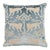 Schumacher Woodland Leopard Velvet 18" Pillow in Mineral For Sale