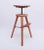 Vintage 1950s workshop stool. The stool is height-adjustable. Dimensions HxWxD: 64 - 83 x 52 x 50 cm Seat diameter: 35 cm...