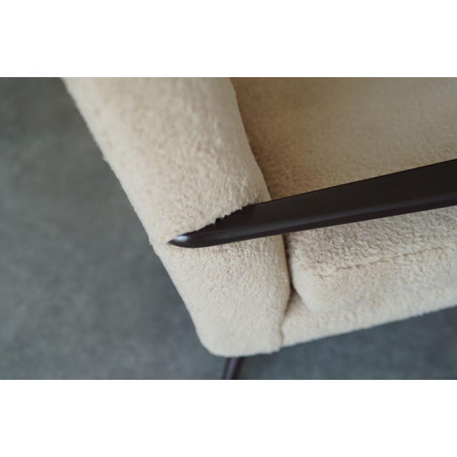 Pair of Sculptural Lounge Chairs in Teddy Wool, Circa 1970s For Sale In New York - Image 6 of 8