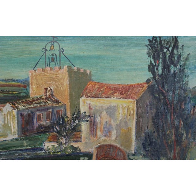 Paul Braig, Le Petit Village, 1950s, Oil on Canvas For Sale - Image 12 of 18