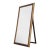 Vintage Giltwood Full-Length Cheval Floor Mirror With Easel Stand For Sale