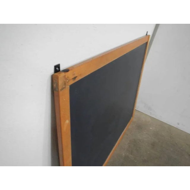 Wall Mounted School Blackboard, 1980s For Sale - Image 4 of 11
