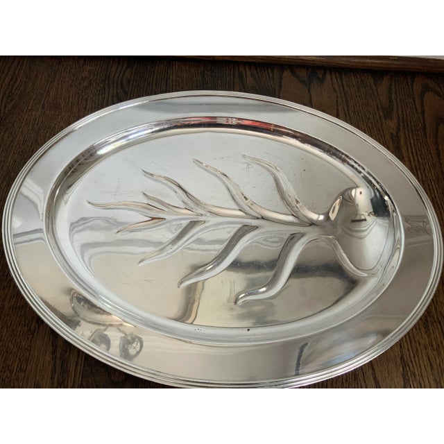 Step up your game and serve your beef tenderloin (turkey or ham) on this lovely tree of life" silver plate platter Windsor...