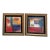 1970s Framed Abstract Art. Signed Kati Roberts - Set of 2 For Sale