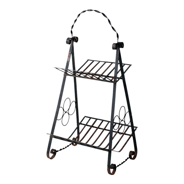 Vintage Wrought Iron Rack Chairish