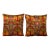 Turkish Red Velvet Pillow Cover - A Pair For Sale