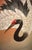 Pair of Vintage Japanese Hand-Painted Silk Crane Paintings, Signed, 45" For Sale - Image 11 of 16