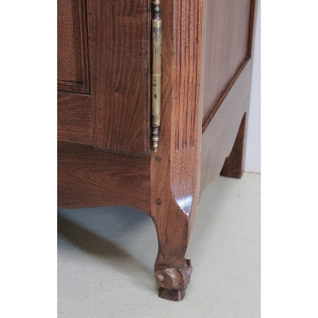 Wood 19th Century Louis XV Buffet in Chestnut For Sale - Image 7 of 10