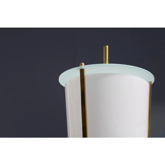 Floor Lamp in Brass and Acrylic Glass from Stilnovo, 1950s For Sale - Image 11 of 13