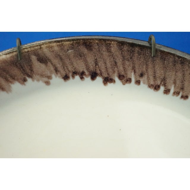 Musa Roma Majolica Ceramic Plate with Airbrush Decoration, 1900s For Sale - Image 18 of 18