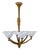 Ceiling Lamp with Bronze Mount and Opalescent Glass, 1930s For Sale - Image 11 of 11