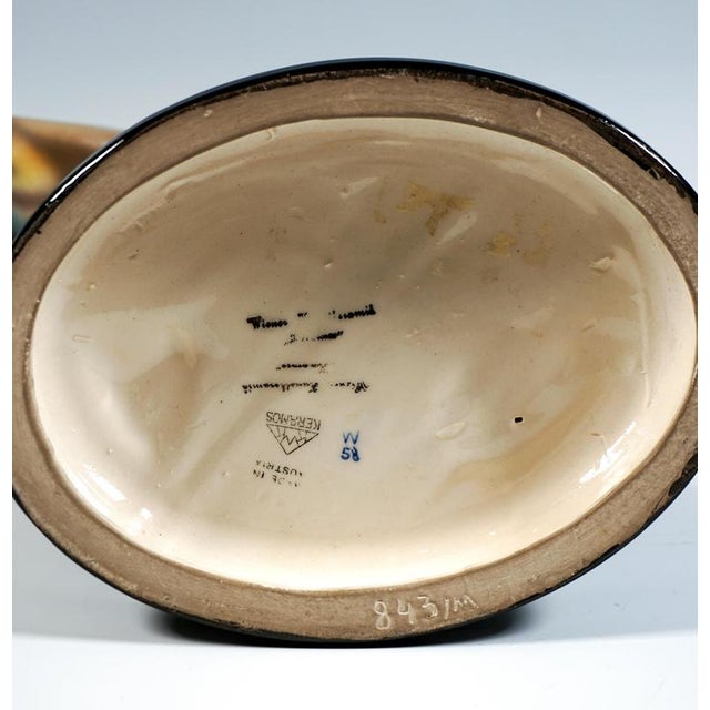 Ceramic Art Deco Butterfly Dancer by Rudolf Podany for Keramos Vienna, 1930 For Sale - Image 7 of 8