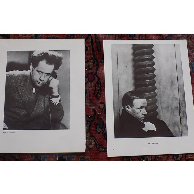 Man Ray Vintage Man Ray 20th C. Photographic Prints of World Famous Giants of Literature and Art - Set of 6 For Sale - Image 4 of 11