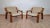 Brown Set of Armchairs from Drevopodnik Holesov For Sale - Image 8 of 8