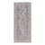 Afghanistan Tabriz Gallery Runner With Soft Blue Field and Ivory Motifs For Sale
