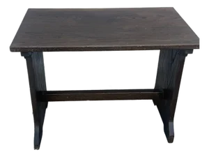 Early L & Jg Stickley Attributed Trestle Tabke Unsigned