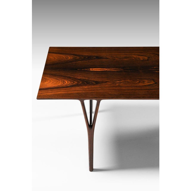 Coffee Table in Rosewood by Helge Vestergaard Jensen, 1950s For Sale - Image 12 of 14