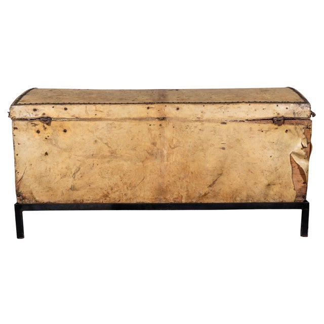 Italian Antique Italian Trunk For Sale - Image 3 of 8