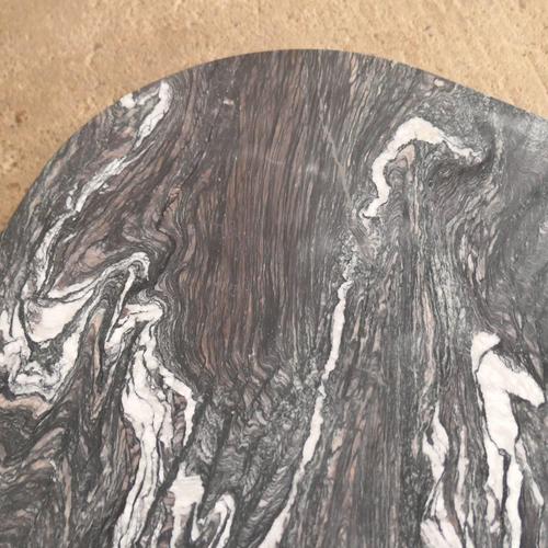 Cipollino Marble Coffee Table For Sale - Image 4 of 16