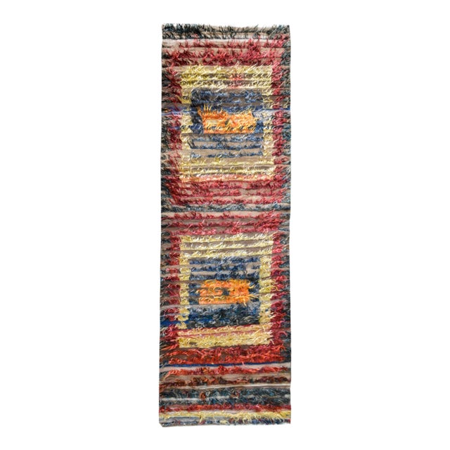 Vintage Turkish Tulu Rug For Sale