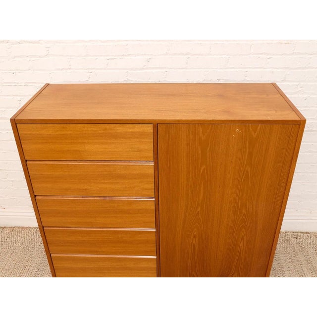 Mid 20th Century Danish Modern Cabinet Dresser For Sale In Los Angeles - Image 6 of 12
