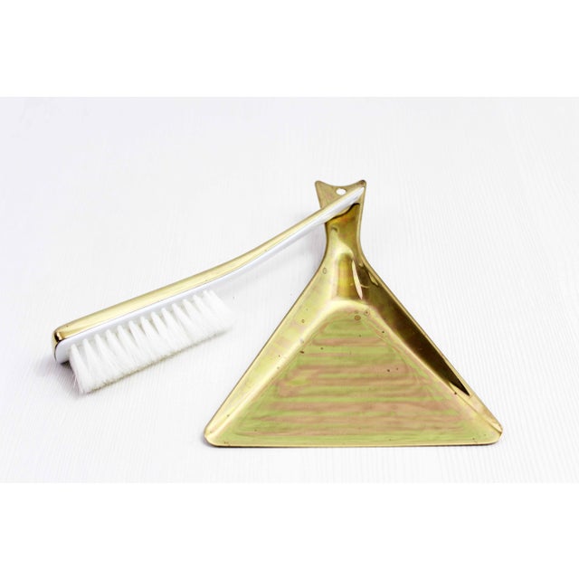 Metal Shovel and Table Brush, France, 1970s, Set of 2 For Sale - Image 7 of 12