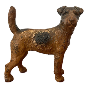 Cast Iron Irish Terrier Door Stop by Hubley