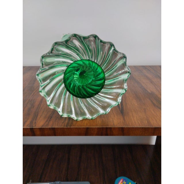 Glass Large Czech Vase in Rubín Glass For Sale - Image 7 of 7