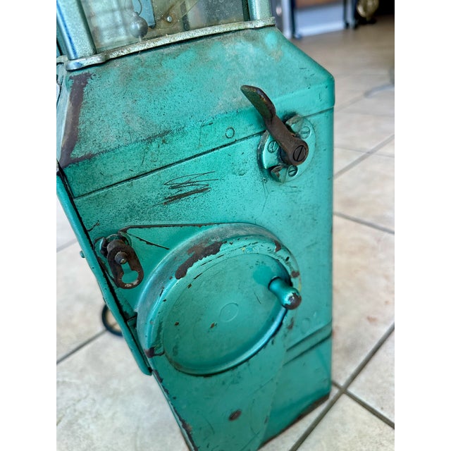 Antique Green Johnson Fare Box Co. Trolley Bus Fare Box For Sale - Image 12 of 17