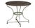 Rustic Antque Garden Table W/Patina Base For Sale In Los Angeles - Image 6 of 11
