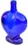 Mid 20th Century Blue Heart Glass Bottle For Sale
