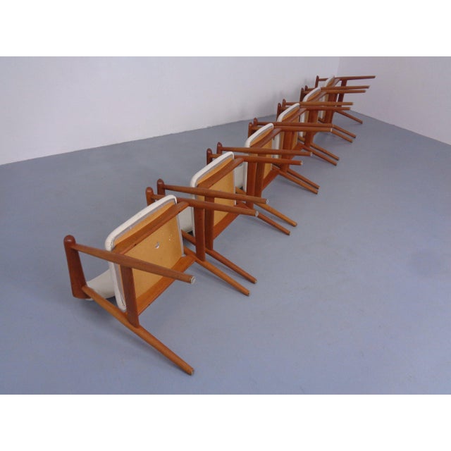 GM11 Teak Armchairs by Svend Aage Eriksen for Glostrup, Denmark, 1960s, Set of 6 For Sale - Image 14 of 18