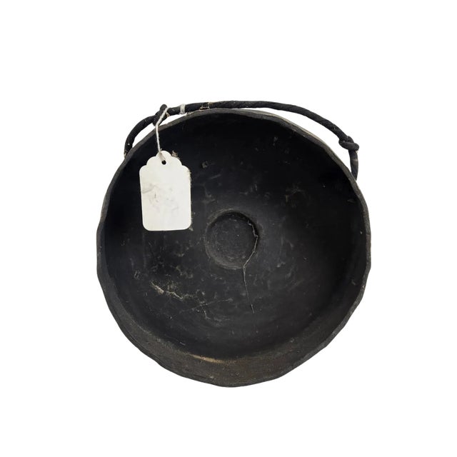 Antique 19th Century Balinese Gamelan Gong With Old Padangtegal Dealer Tag and Mallet — 10.5" For Sale - Image 9 of 18