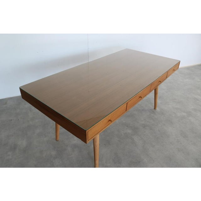 Vintage Danish Wooden Dining Table, 1980s For Sale - Image 12 of 14