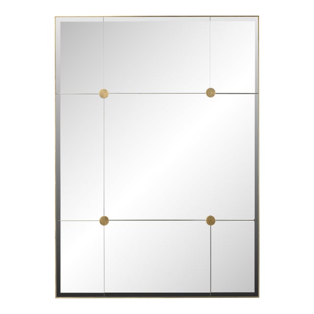 Loire Medallion Mirror - Gold, Large For Sale