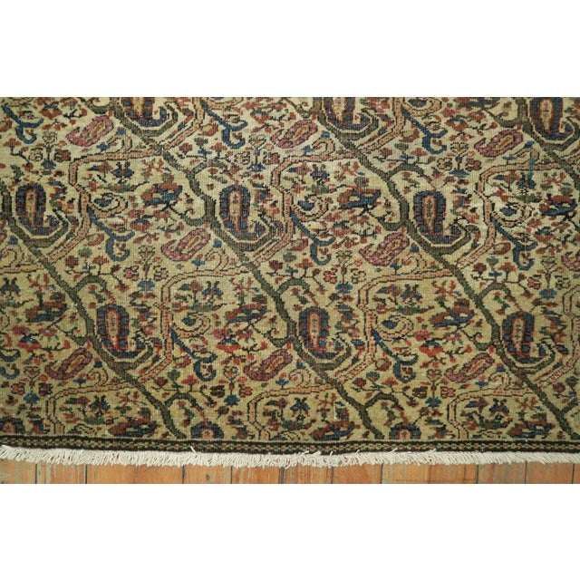 Persian Early 20th Century Zabihi Collection Persian Square Mini Rug - 1'10" x 2'4" For Sale - Image 3 of 7