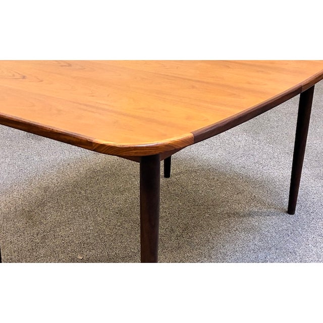 Mid Century Modern Extending Teak Dining Table w/ Butterfly Leaf by G-Plan c.1960 Convenient Butterfly Leaf - G-Plan...
