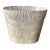 Vintage 1980s Coastal White Capiz Shell Wastebasket For Sale